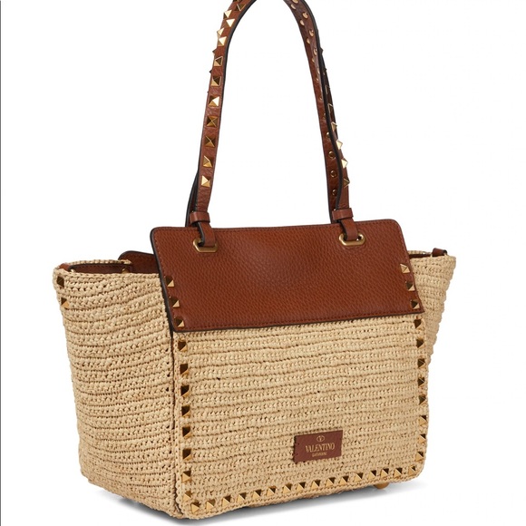 Valentino raffia tote - Picture 2 of 13